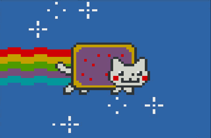 BruXy: Nyan Cat, the BASH version